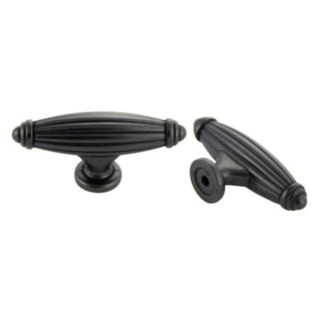 A large image of the Crown Cabinet Hardware CHK86618 Weathered Black