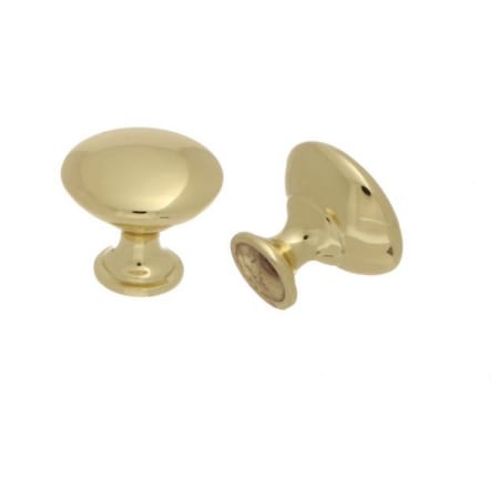 A large image of the Crown Cabinet Hardware CHK910 Polished Brass