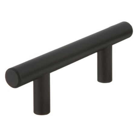 A large image of the Crown Cabinet Hardware CHP104 Matte Black