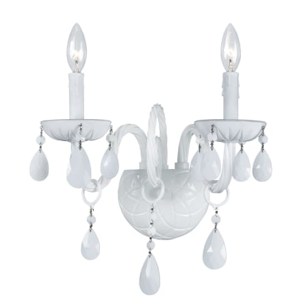 A large image of the Crystorama Lighting Group 1072 Wet White