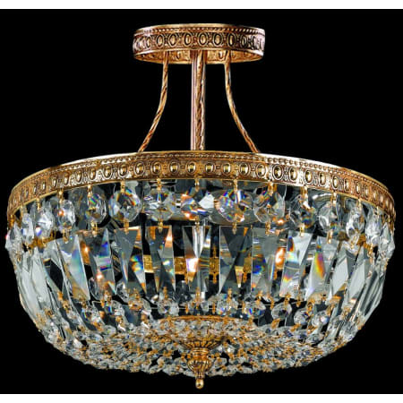 A large image of the Crystorama Lighting Group 119-10 Olde Brass / Golden Teak Hand Polished