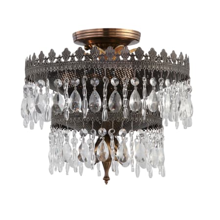 A large image of the Crystorama Lighting Group 1593-FA Fiesta / Hand Polished