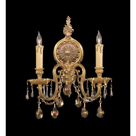 A large image of the Crystorama Lighting Group 2802-CL-SAQ Olde Brass