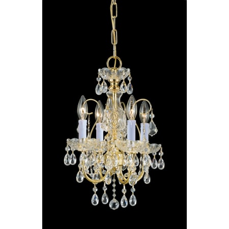 A large image of the Crystorama Lighting Group 3224-CL Gold / Hand Polished