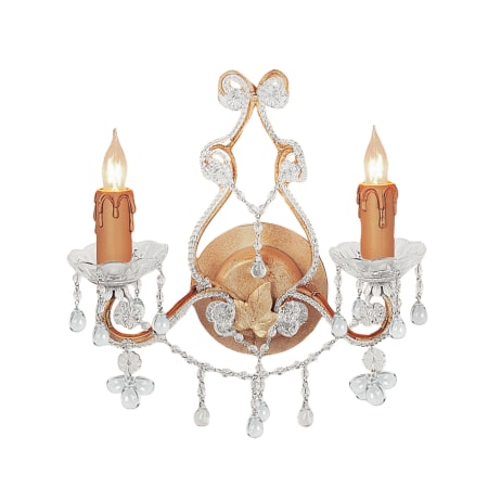 A large image of the Crystorama Lighting Group 4522 Champagne / Clear Crystal