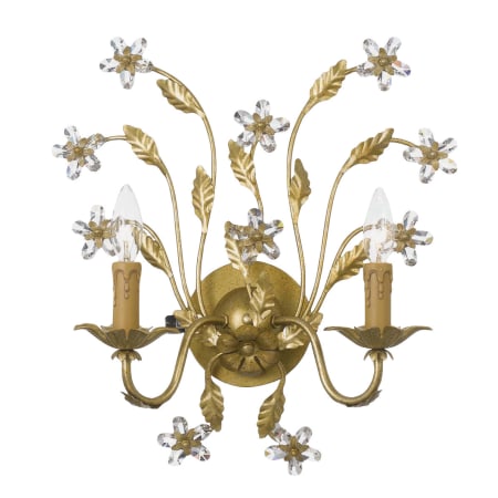 A large image of the Crystorama Lighting Group 4602 Gold Leaf