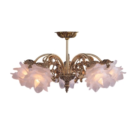 A large image of the Crystorama Lighting Group 465-SF-L Olde Brass