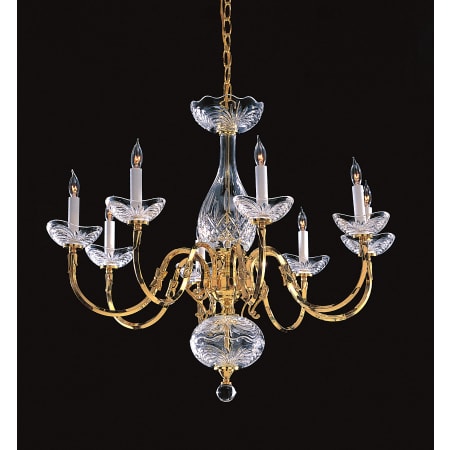 A large image of the Crystorama Lighting Group 468 Polished Brass