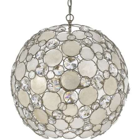 A large image of the Crystorama Lighting Group 529-SA Antique Silver
