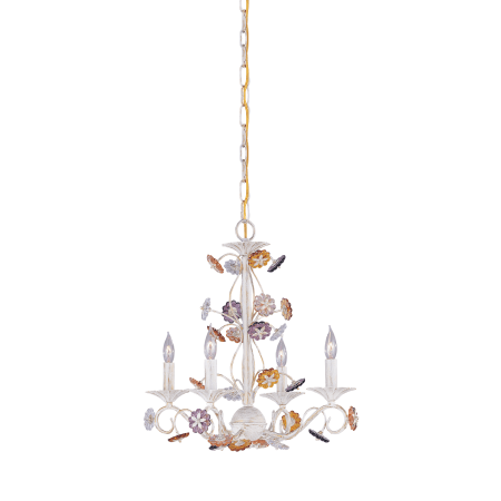 A large image of the Crystorama Lighting Group 5414 Antique White