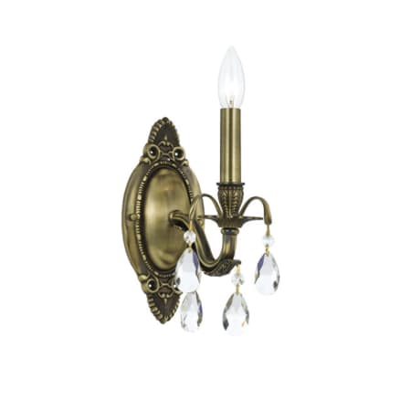 A large image of the Crystorama Lighting Group 5561-AB Antique Brass / Hand Polished