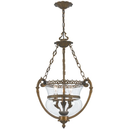 A large image of the Crystorama Lighting Group 5793 Antique Brass