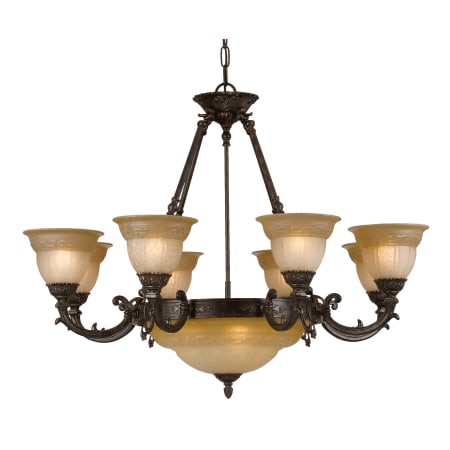 A large image of the Crystorama Lighting Group 6308-A Venetian Bronze