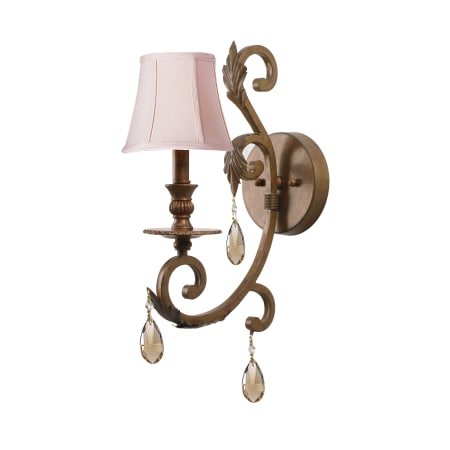 A large image of the Crystorama Lighting Group 6901-GT-MWP Florentine Bronze