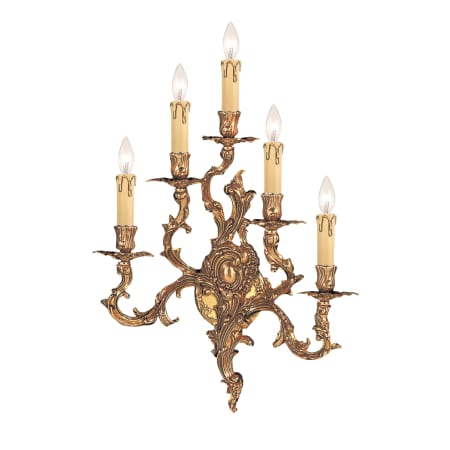 A large image of the Crystorama Lighting Group 705 Olde Brass