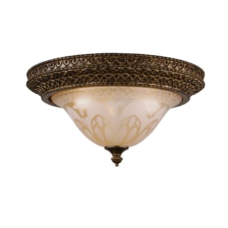 A large image of the Crystorama Lighting Group 7400 Bronze Umber
