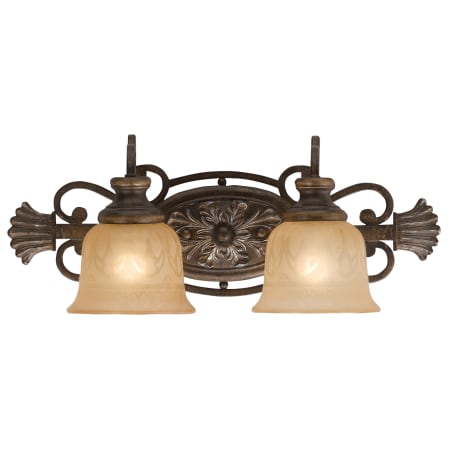 A large image of the Crystorama Lighting Group 7422 Bronze Umber