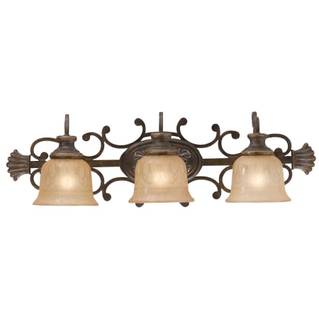 A large image of the Crystorama Lighting Group 7423 Bronze Umber