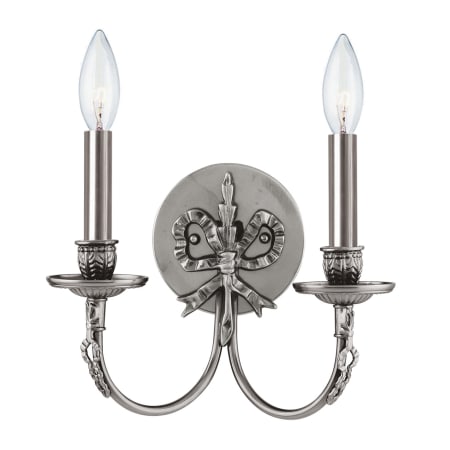 A large image of the Crystorama Lighting Group 7672 Pewter