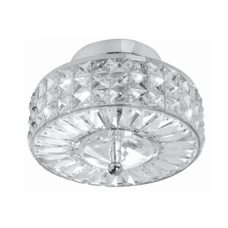 A large image of the Crystorama Lighting Group 809-CL-MWP Polished Chrome
