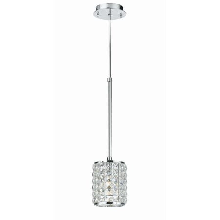 A large image of the Crystorama Lighting Group 810-CH Polished Chrome
