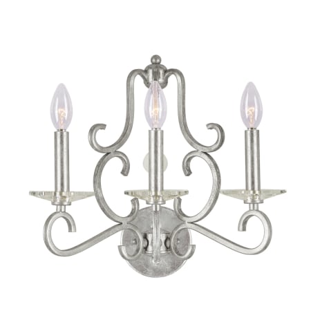 A large image of the Crystorama Lighting Group 9343-OS Olde Silver / Hand Polished