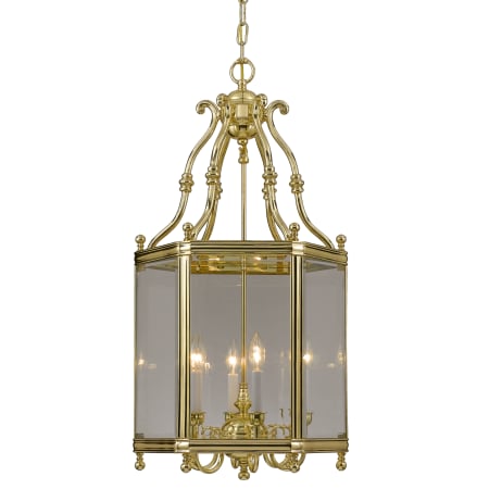 A large image of the Crystorama Lighting Group 948 Polished Brass