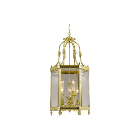 A large image of the Crystorama Lighting Group 949-LQ Polished Brass