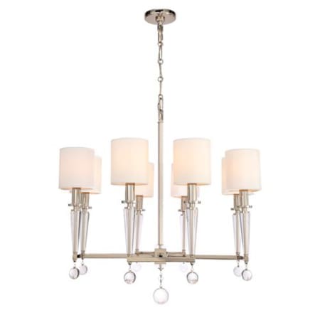 A large image of the Crystorama Lighting Group 8108 Polished Brass