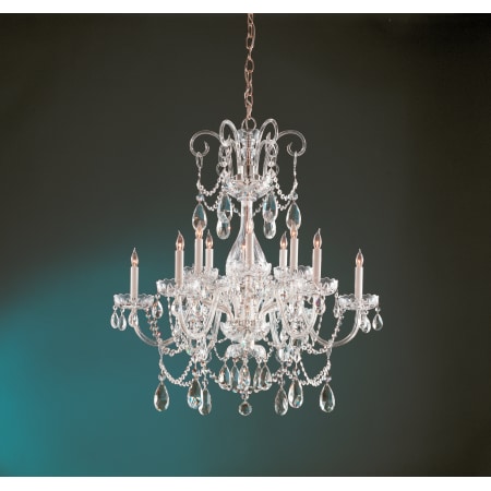 A large image of the Crystorama Lighting Group 1035-CL-MWP Polished Brass / Clear Hand Cut