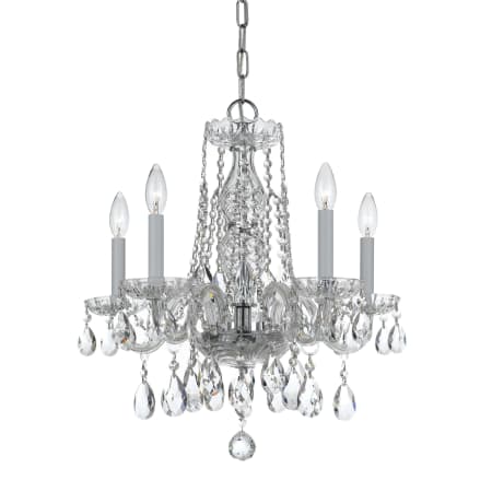 A large image of the Crystorama Lighting Group 1061-CL-MWP Polished Chrome