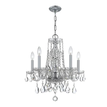 A large image of the Crystorama Lighting Group 1061-CL-SAQ Polished Chrome