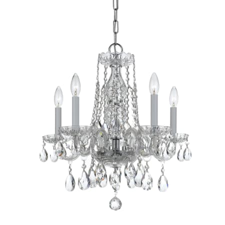 A large image of the Crystorama Lighting Group 1061-CL-SAQ Polished Chrome