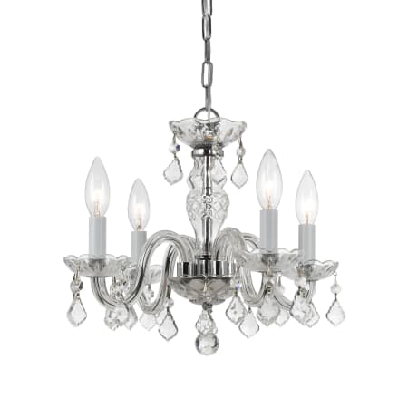 A large image of the Crystorama Lighting Group 1064-CL-MWP Polished Chrome