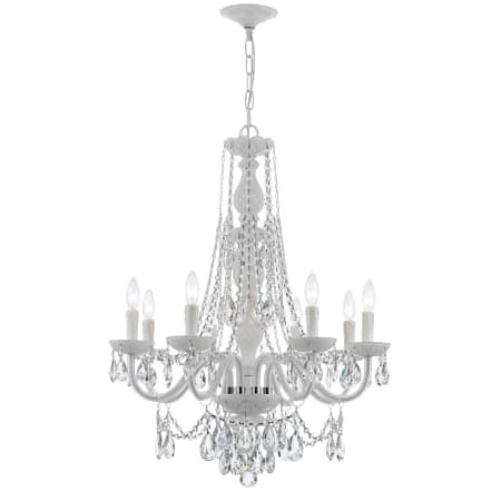 A large image of the Crystorama Lighting Group 1078-CL-SAQ Wet White