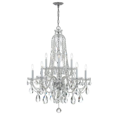A large image of the Crystorama Lighting Group 1110-CL-MWP Polished Chrome