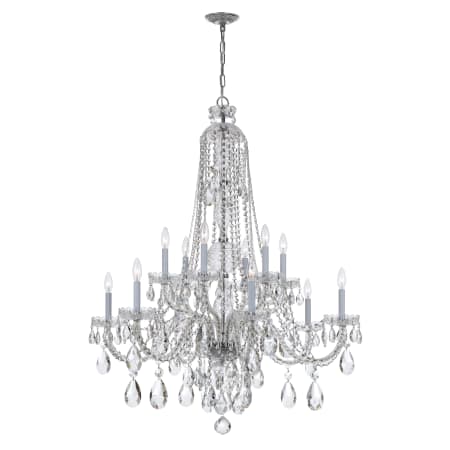 A large image of the Crystorama Lighting Group 1114-CL-MWP Polished Chrome