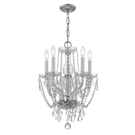 A large image of the Crystorama Lighting Group 1129-CL-MWP Polished Chrome