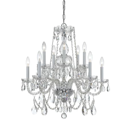 A large image of the Crystorama Lighting Group 1130-CL-MWP Polished Chrome