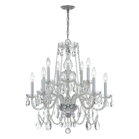 A large image of the Crystorama Lighting Group 1130-CL-S Polished Chrome