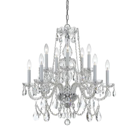 A large image of the Crystorama Lighting Group 1130-CL-S Polished Chrome