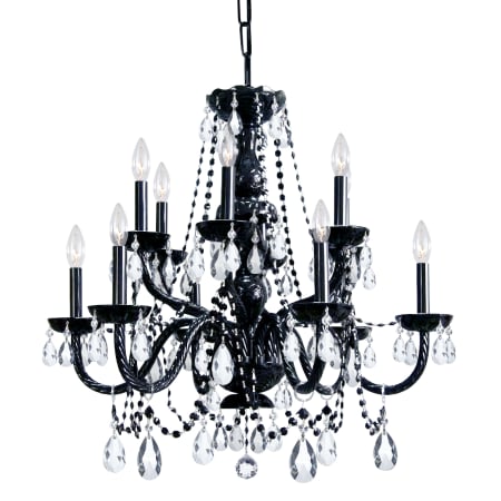 A large image of the Crystorama Lighting Group 1135 Black / Clear