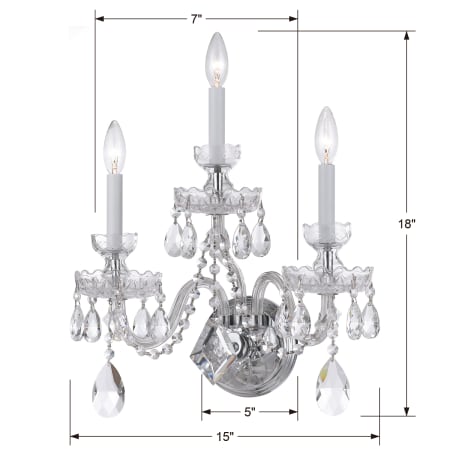 A large image of the Crystorama Lighting Group 1143-CL-MWP Alternate Image
