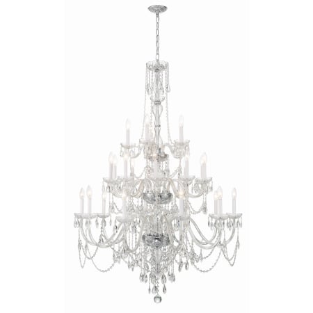 A large image of the Crystorama Lighting Group 1156-CL-MWP Polished Chrome