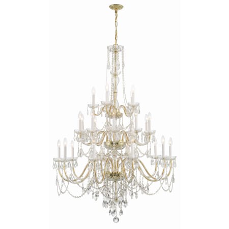 A large image of the Crystorama Lighting Group 1156-CL-MWP Polished Brass