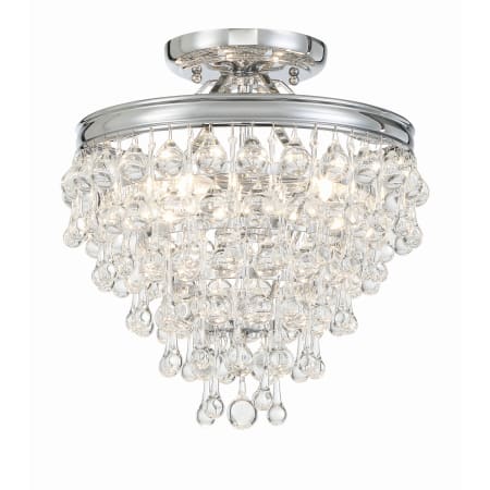 A large image of the Crystorama Lighting Group 130_CEILING Polished Chrome