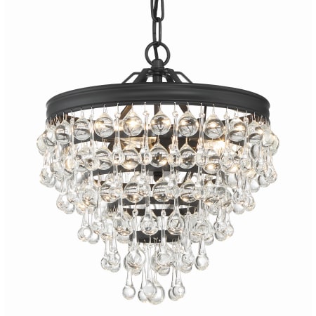 A large image of the Crystorama Lighting Group 130 Matte Black