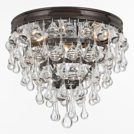 A large image of the Crystorama Lighting Group 135-VZ Vibrant Bronze