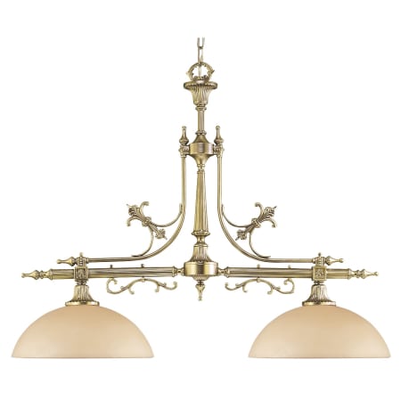 A large image of the Crystorama Lighting Group 1392 Polished Brass
