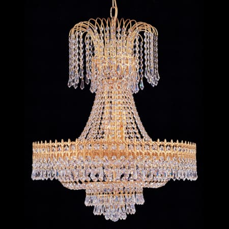 A large image of the Crystorama Lighting Group 1472-CL-SAQ Gold